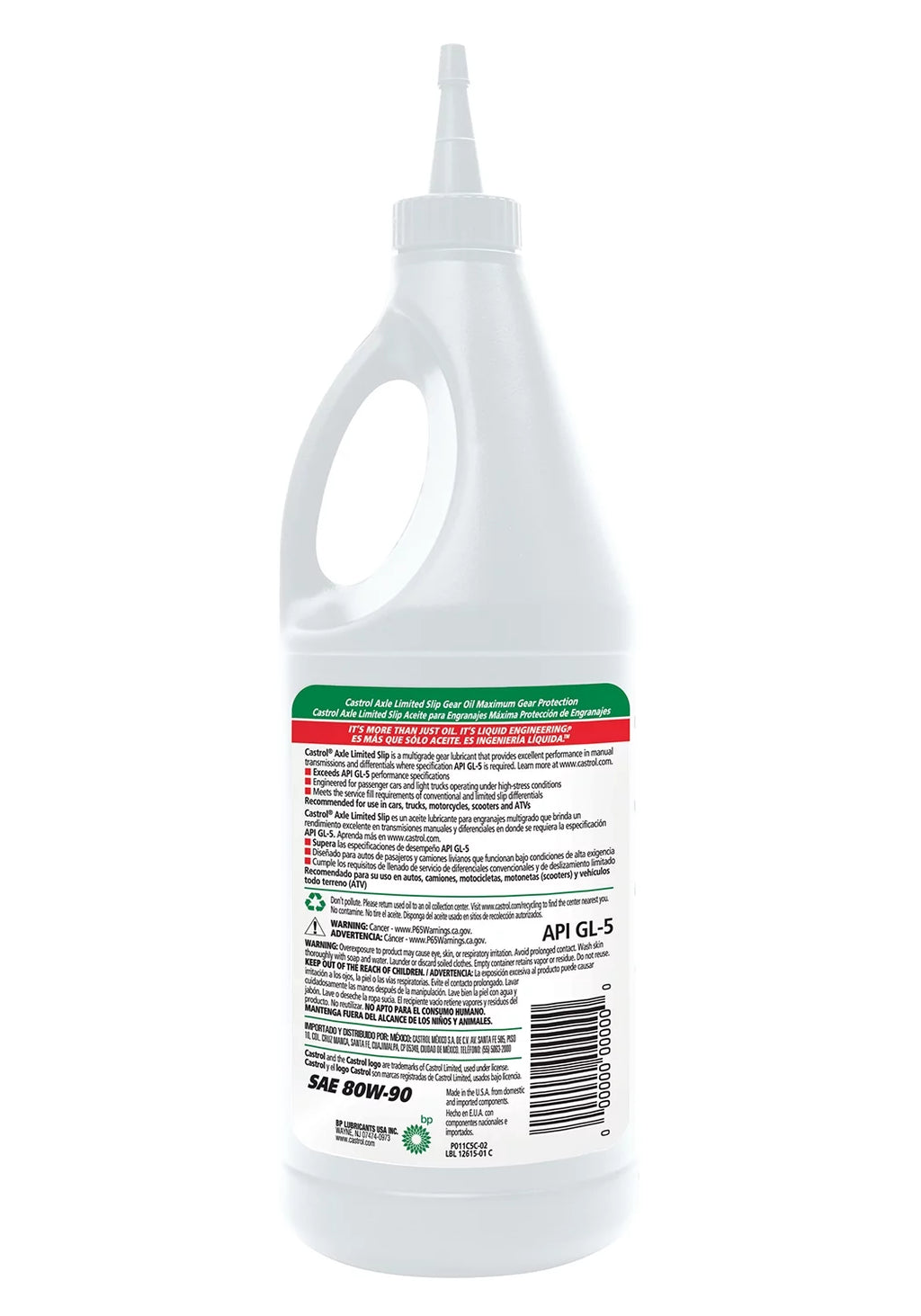 80W-90 Gear Oil, 1 Quart B791