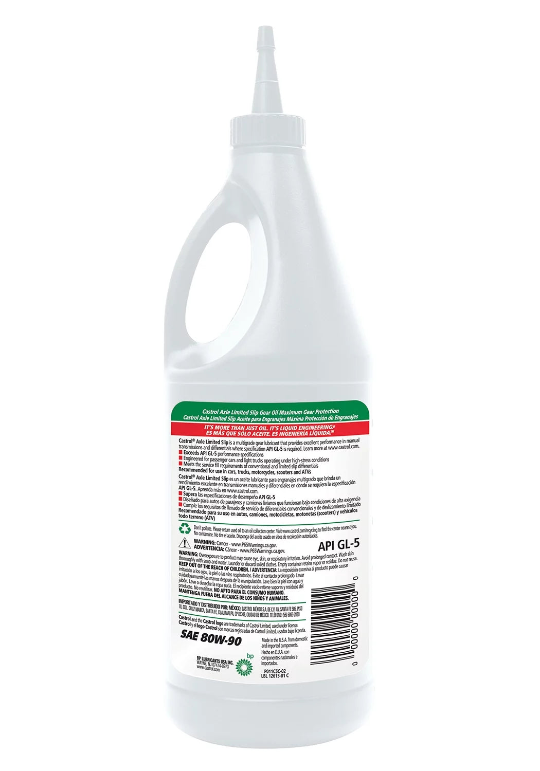 80W-90 Gear Oil, 1 Quart B791