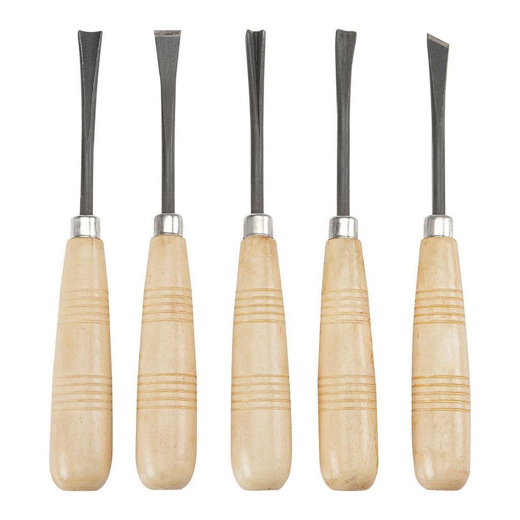 Woodcarving Chisel Set, 5 Piece B395