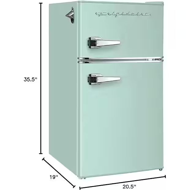 Mint 2 Door Retro Mini Fridge G7252