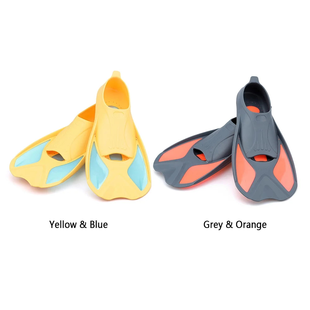 Short Swim Fins for Swimming Snorkeling Training A9279