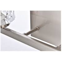 2 Lights Bath Sconce in Stain Nickel with Clear Shade A377