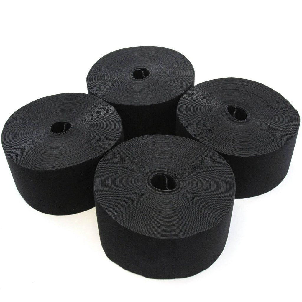 Reusable 4 inch Roll Hook & Loop Cable Fastening Tape Cord Wraps Straps F1205