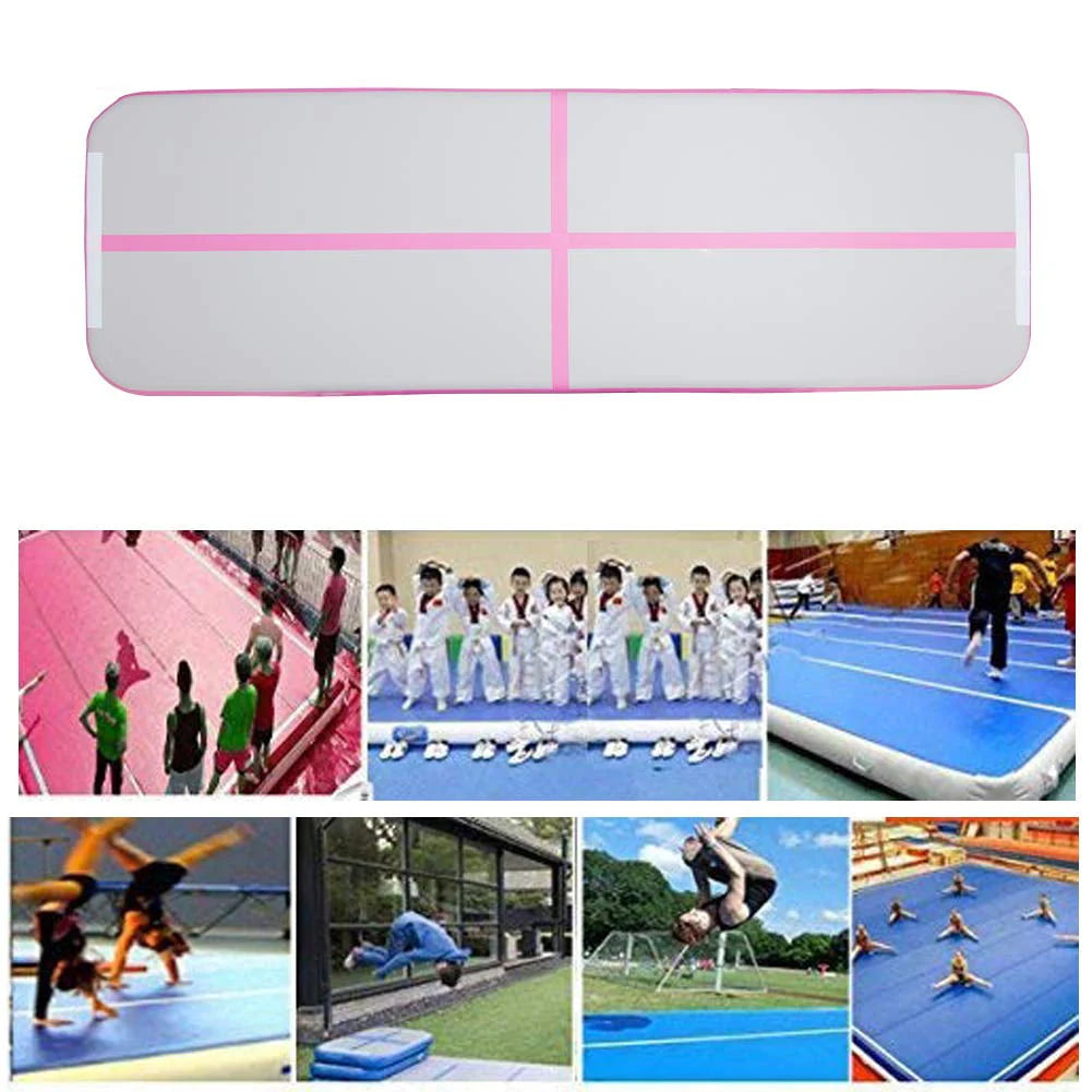 13ft Inflatable Gymnastics Tumbling Mat with Electric Air Pump J16476