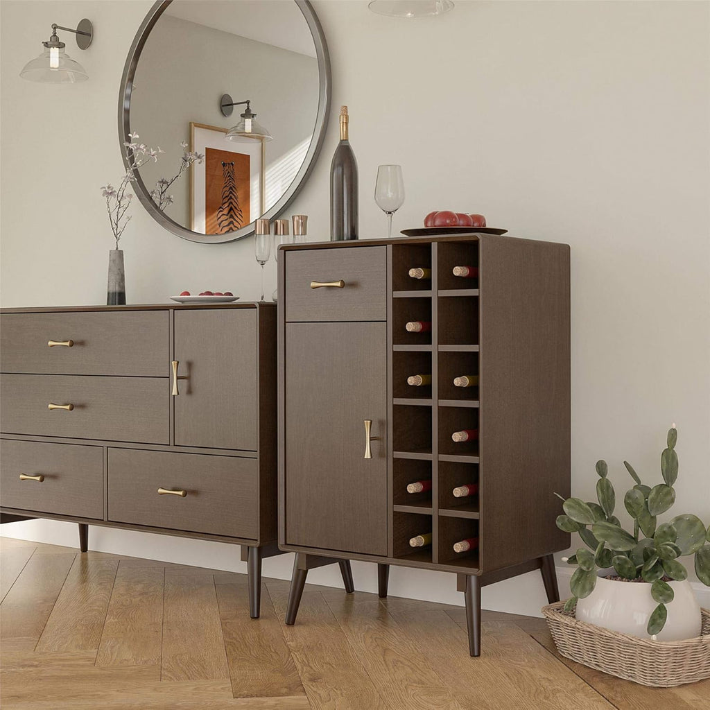 Walnut Bar Cabinet P680