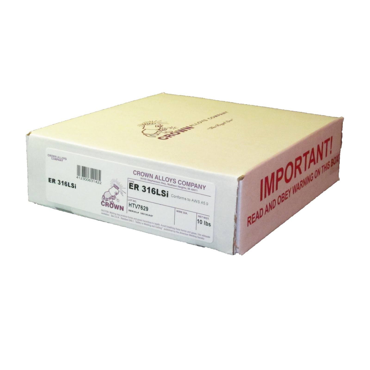 10 lb Spool Stainless Steel MIG Wire L99294
