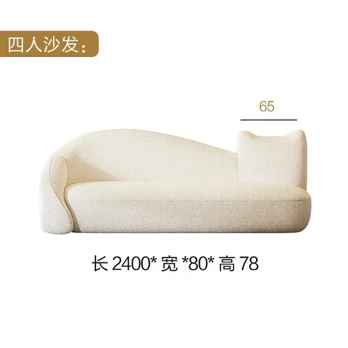 White Modern Sofa F756