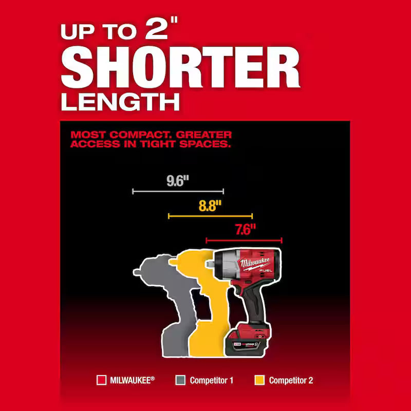 18V Lithium-Ion Brushless Cordless 1/2 in. Impact Wrench Kit C95070