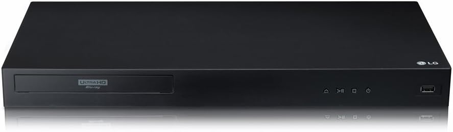4k Ultra-HD Blu-Ray Player with HDR Compatibility, HDMI Cable Black J602099