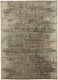 Oat Octagons Repeat 8' x 11' Rectangle Area Rug U50714