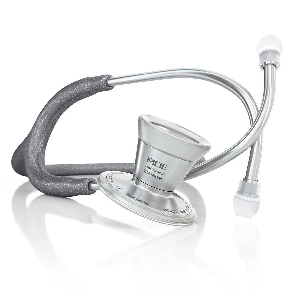 Grey Glitter Cardiology Stethoscope E687