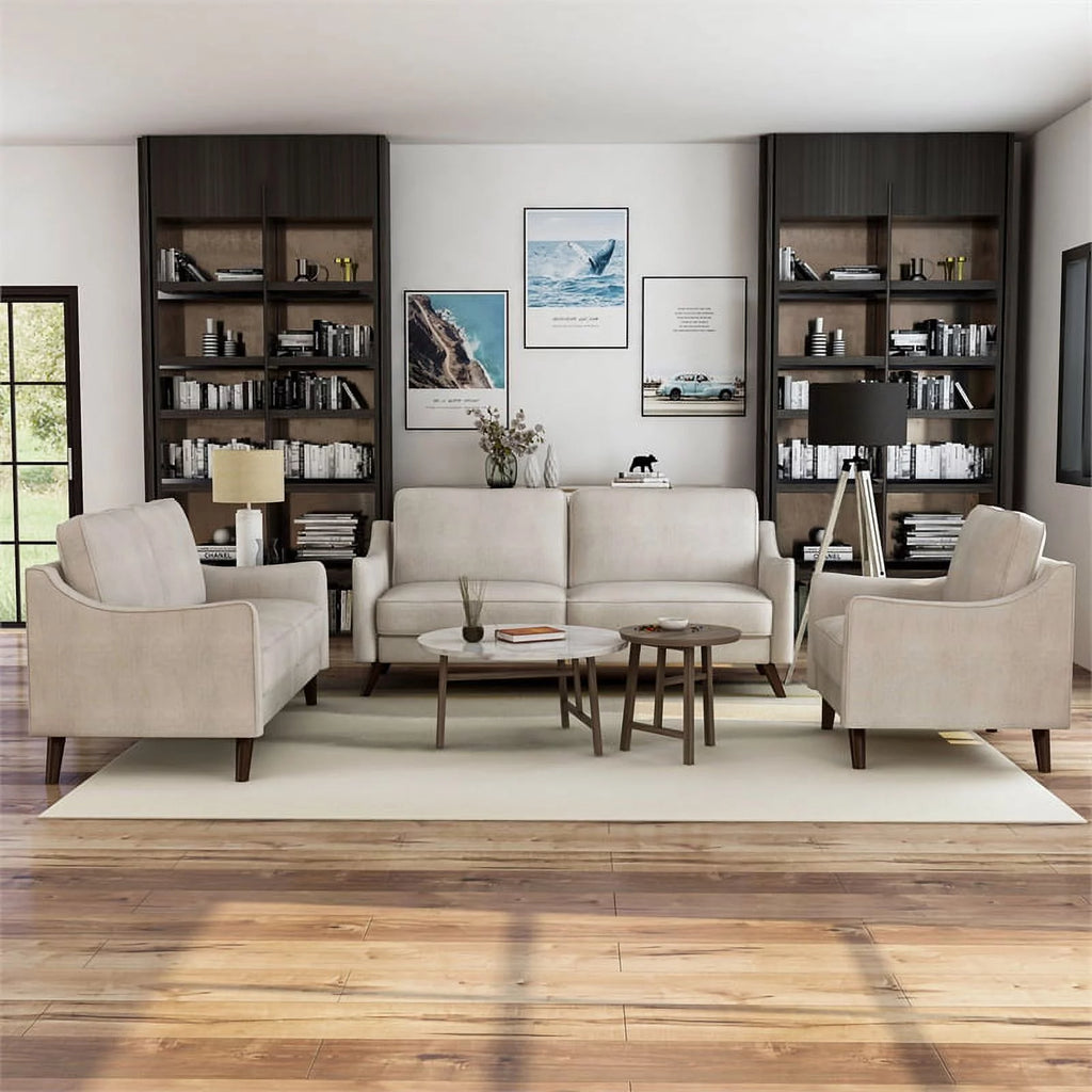 Chenille 3-Piece Sofa Set M27645