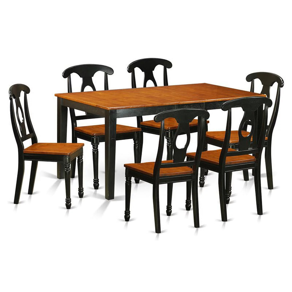 7-piece Wood Dining Table and Chairs I76665