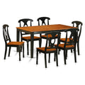 7-piece Wood Dining Table and Chairs I76665