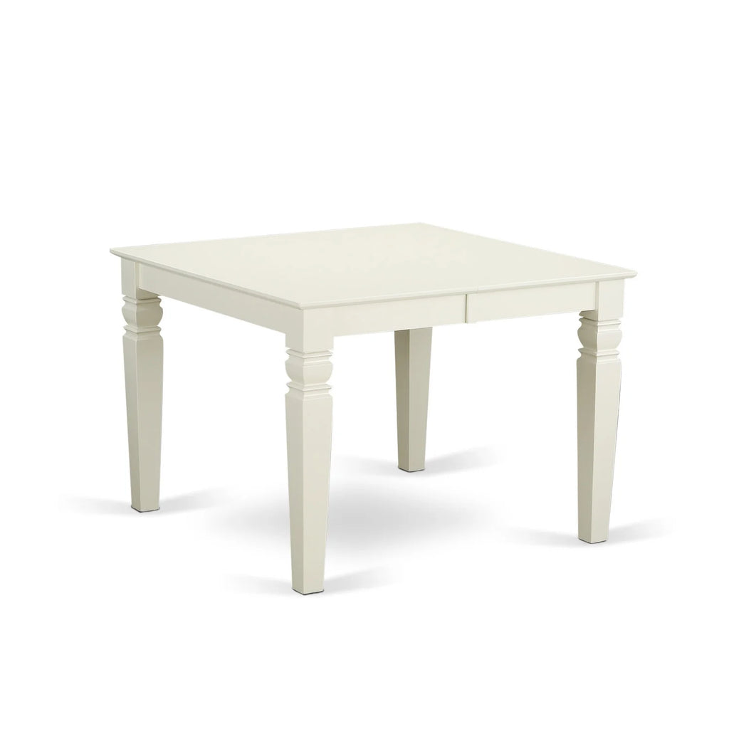 Rectangular Dinette Table with 18 In Leaf and 6 Parson Chair Q878993
