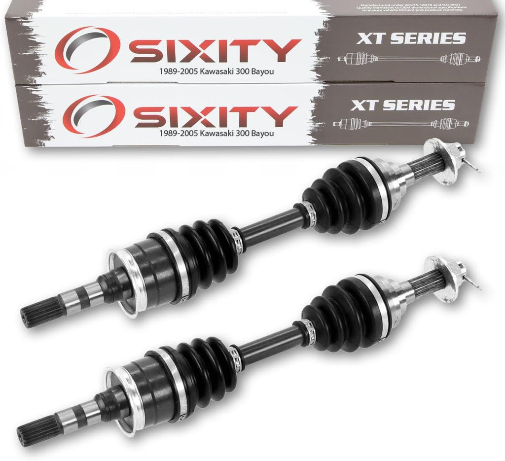 Front Left Right Axles Pair for Kawasaki 300 Bayou 4X4 KLF300 I819252