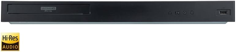 4k Ultra-HD Blu-Ray Player with HDR Compatibility, HDMI Cable Black J602099