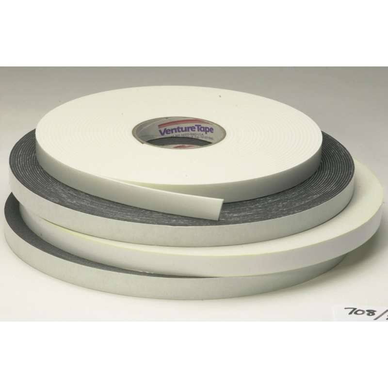 Black Double Sided Polyethylene Foam Glazing Tape, 1512 mm x 26 M, 3.2 mm, 1 Roll Q576