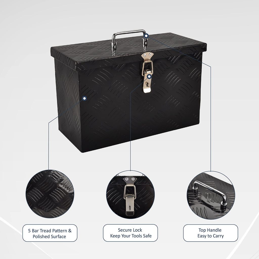 16 Inch Aluminum Pickup Tool Box Black E99525