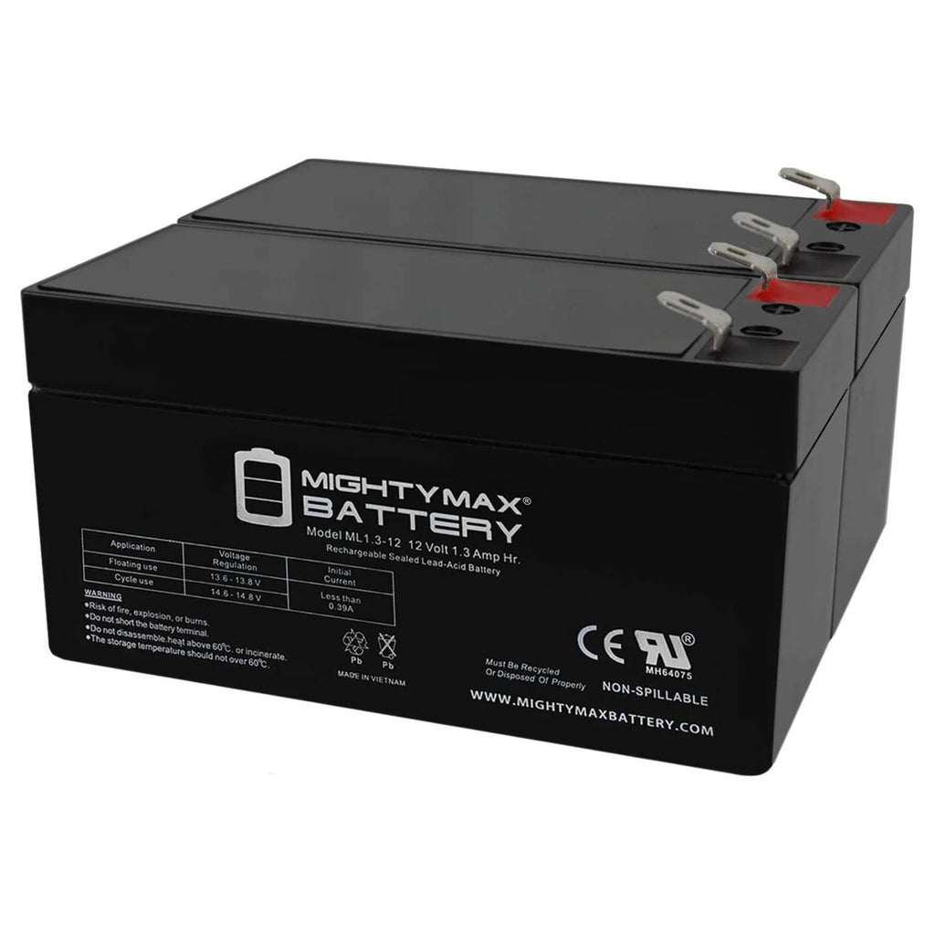 12V 1.3Ah Battery 2 Pack M841
