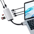 Type-C Dual Multimedia Adapter with Dual 4K HDMI, USB-C PD, Gigabit Ethernet, Micro/SD Card Readers, USB 3.0, Space Gray K5327