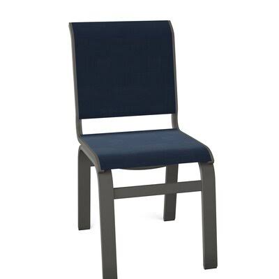 Textured Graphite/Lime Patio Dining Side Chair I786