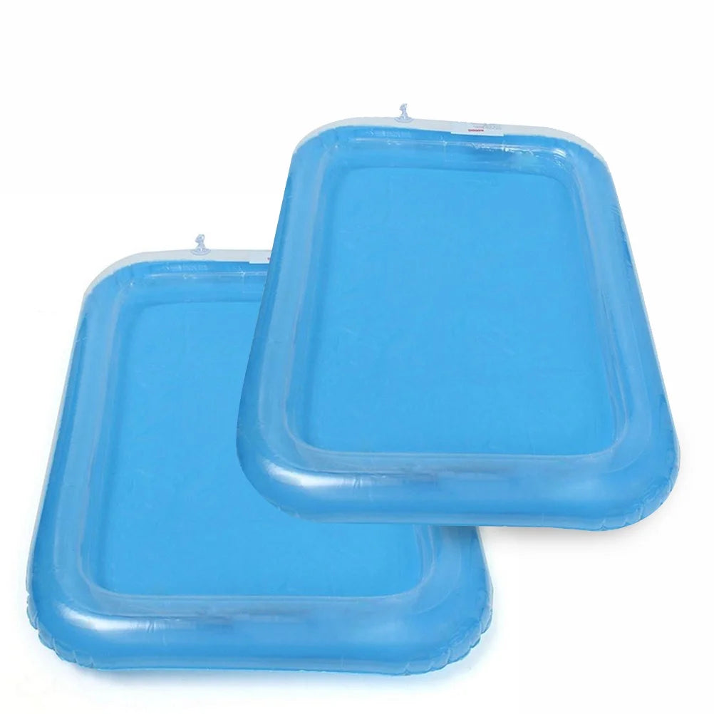 Blue Inflatable Sandbox Play Sand Tray I845