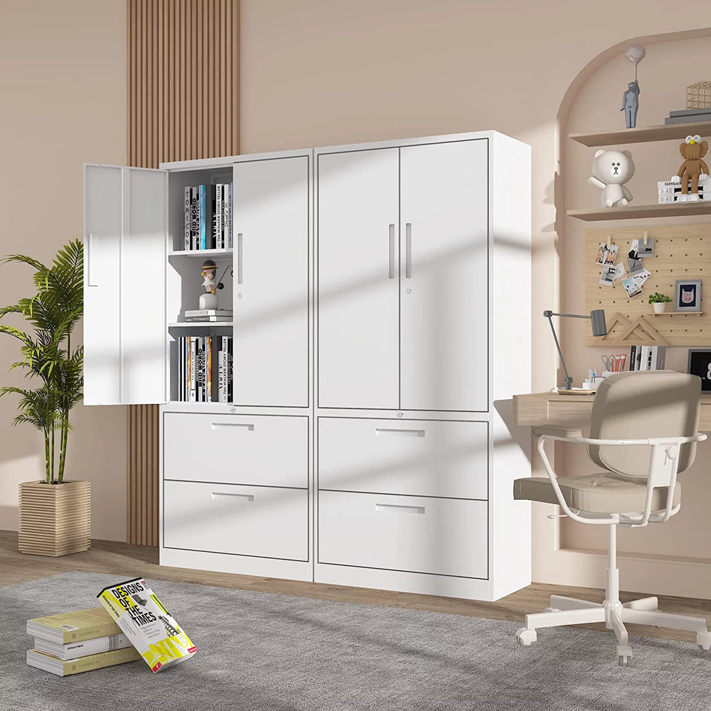 Metal Storage Cabinet with 2 Drawers D79578