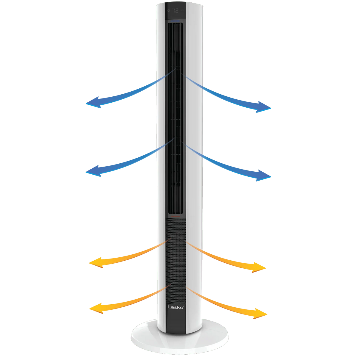 1500W Tower Fan & Space Heater with Timer and Remote P5464