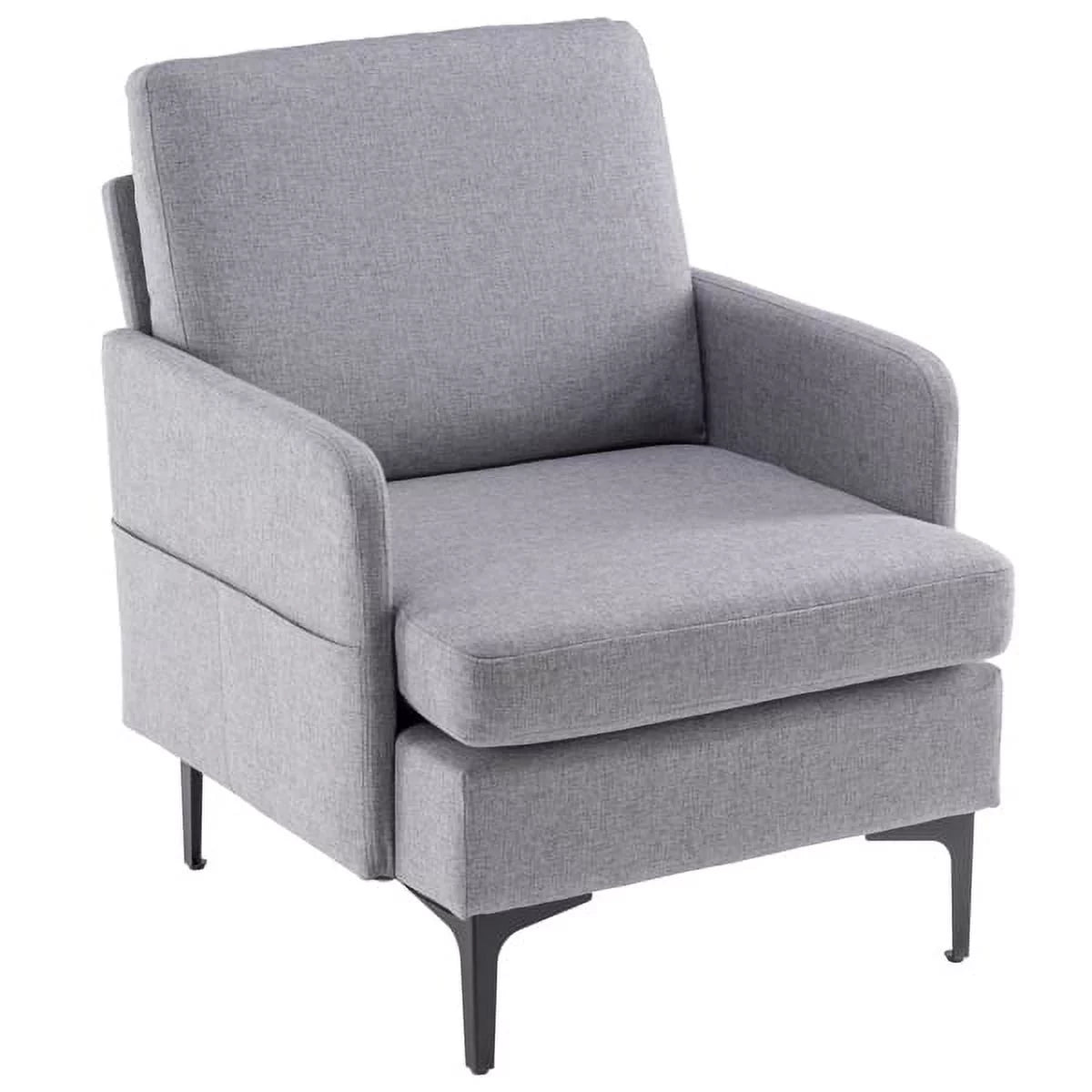 Light Grey Lounge Chair U269