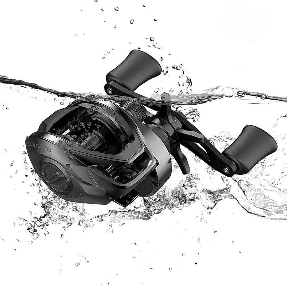 Lightweight Graphite Frame Baitcasting Reels with 8 Corrosion Resistant Bearings L6574