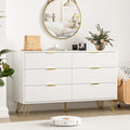 White 6 Drawer Dresser M653006