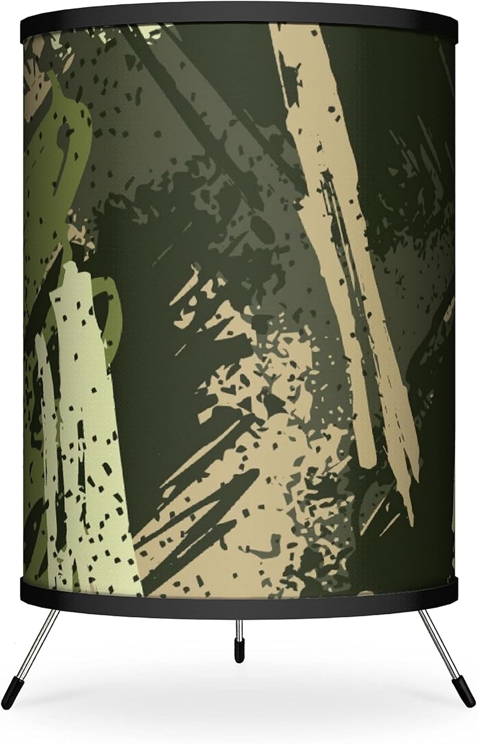 Black Race Car Printed Tripod Table Lamp R2312