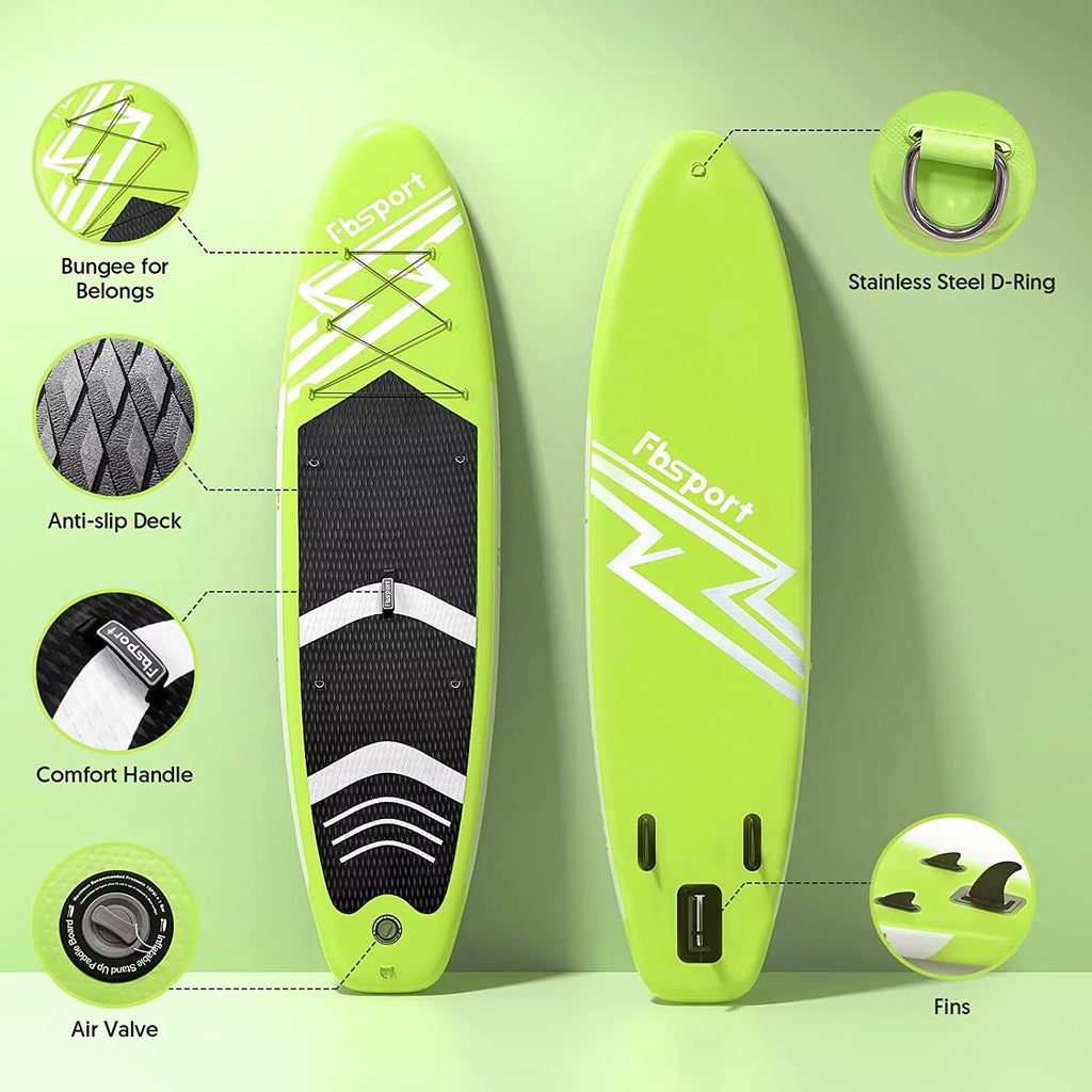 Mint Green Inflatable Paddle Board S6149