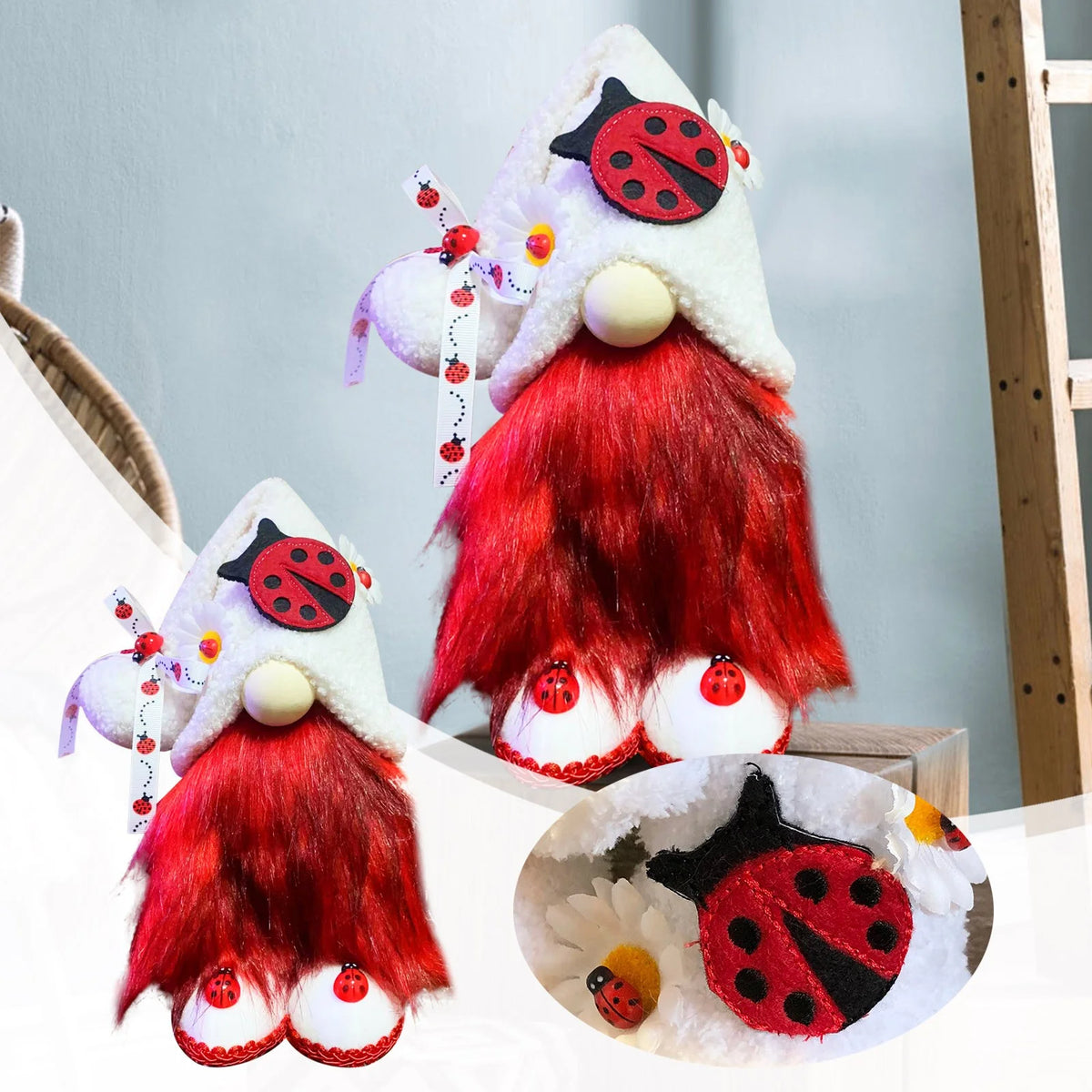 Multicolor Gnome Ornament Doll Decorations R425549