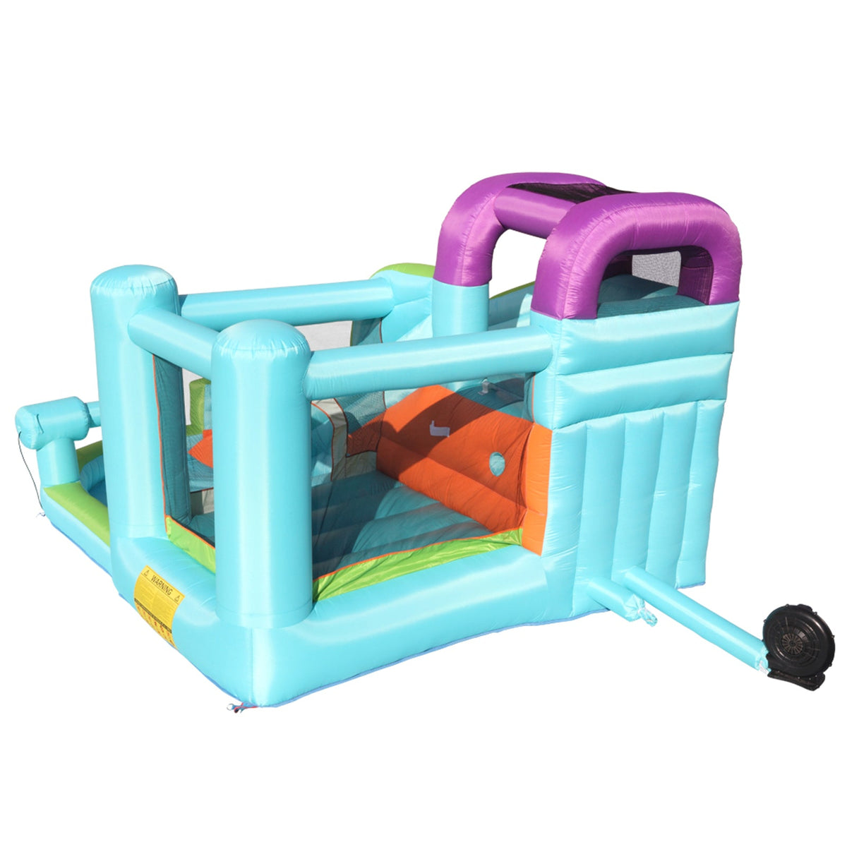 Inflatable Bounce House with Slide Pool Area Climbing Wall PVC J8807