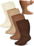 4 Pairs Extra Wide Non Binding Socks Women 9-11 O882