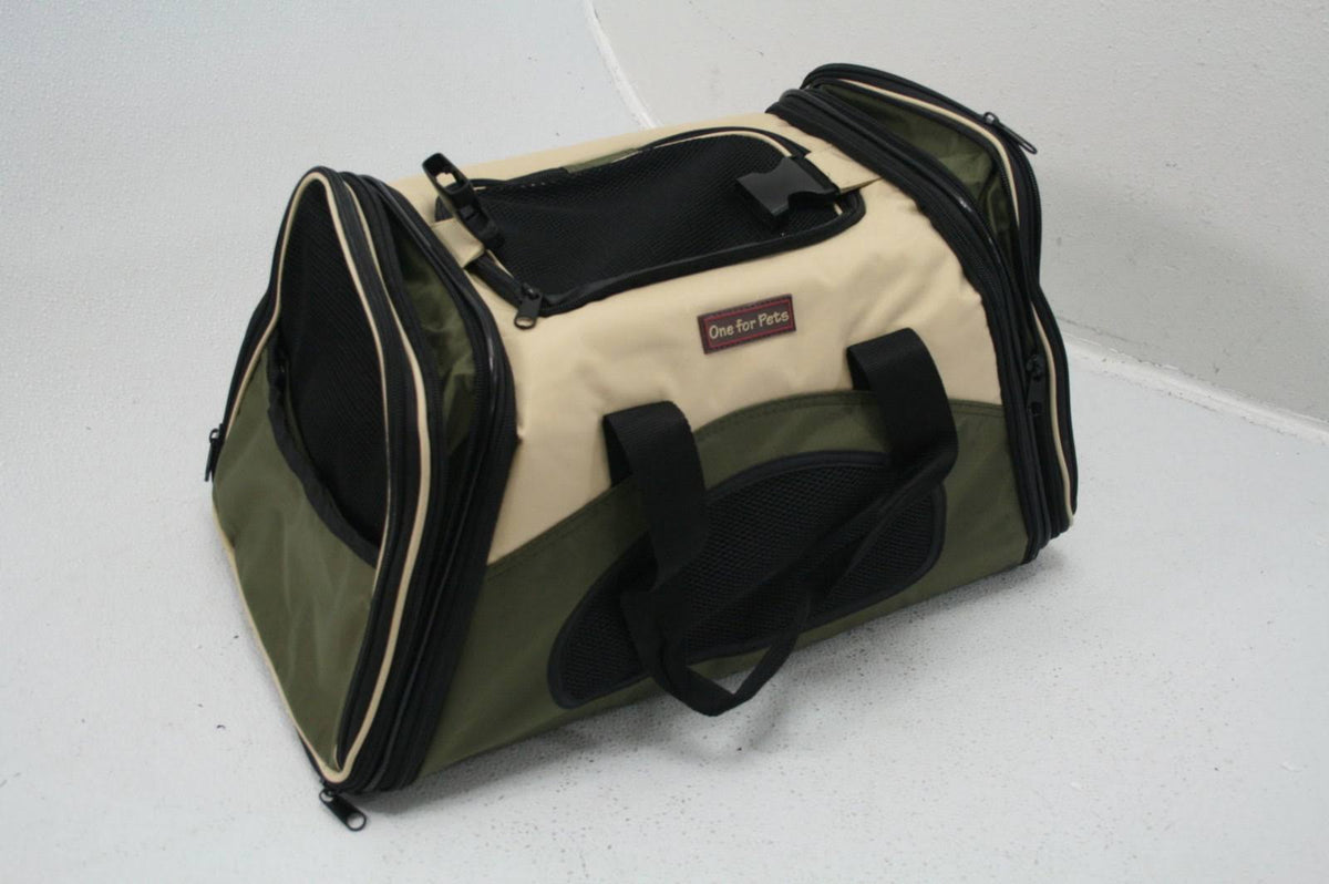 Expandable Pet Carrier, Olive R468