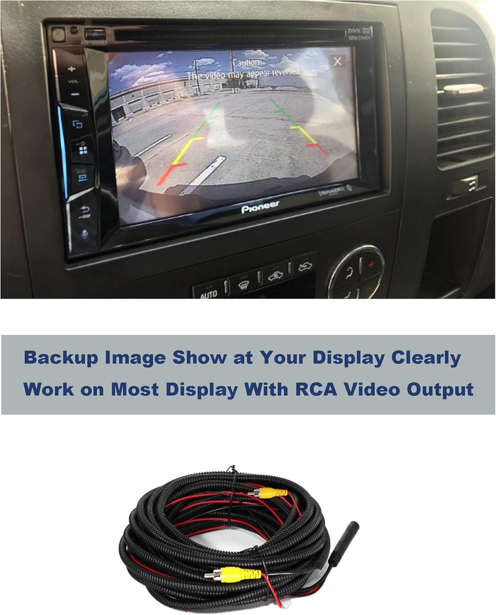 Tailgate Handle with Backup Camera Black Pack of 2 T8117