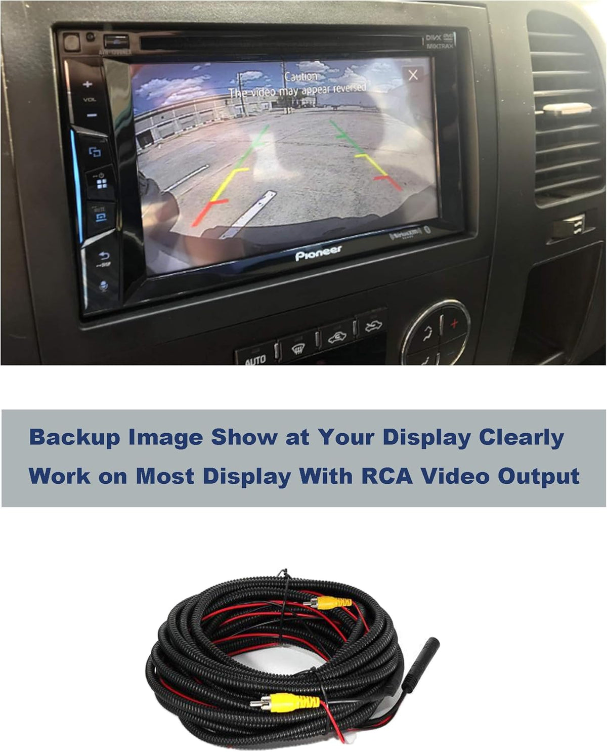 Tailgate Handle with Backup Camera Black Pack of 2 T8117