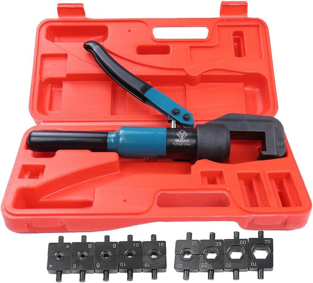 Hydraulic Wire Cable Crimping Tool with 9 Pairs Dies M6520