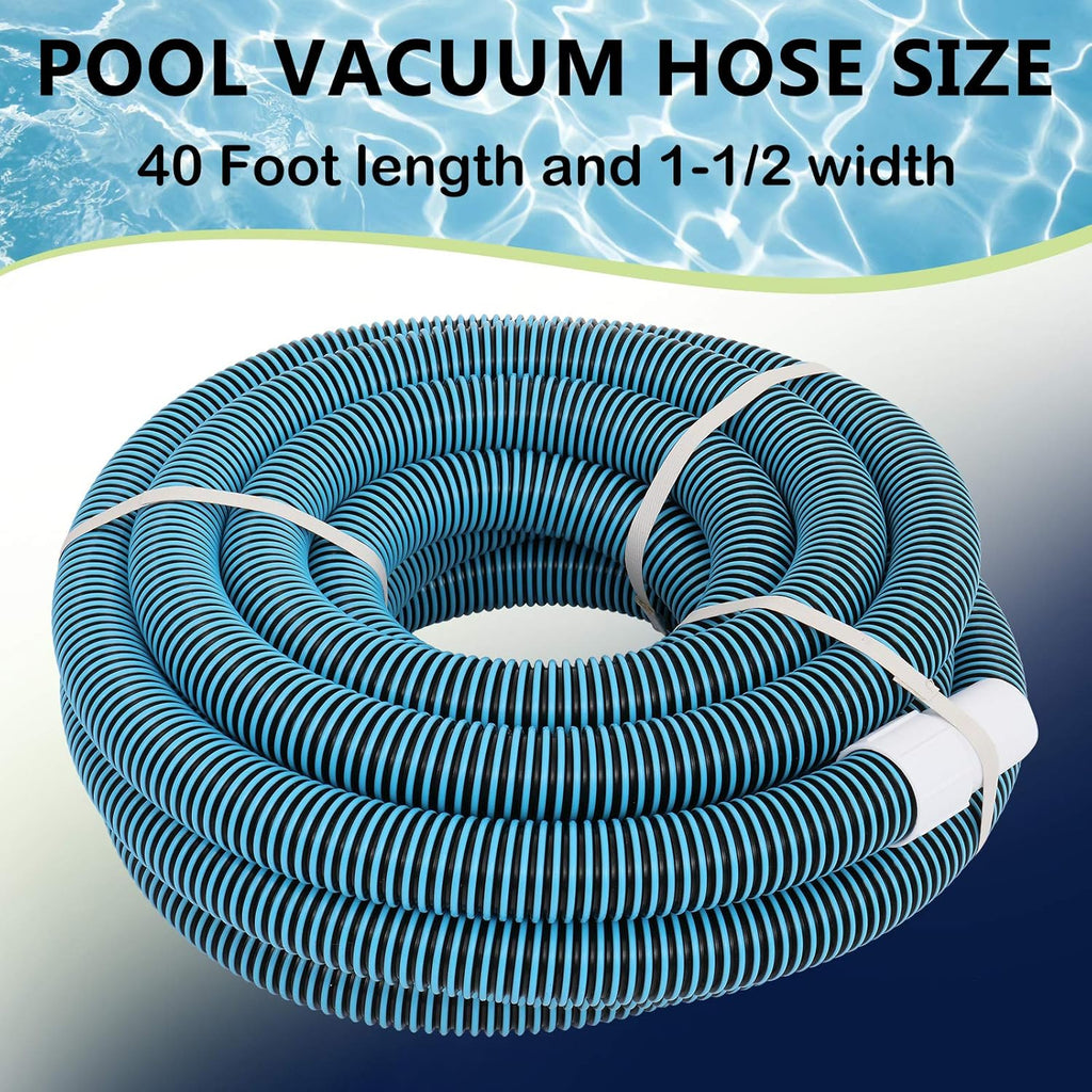 Blue Pack of 2 Swimming Pool Vacuum Hose Y57561