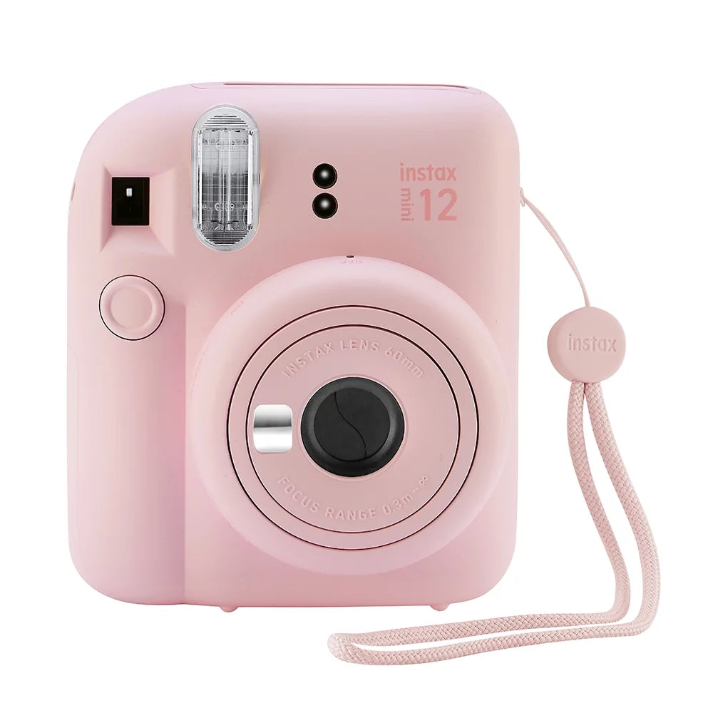 Blush Pink Instant Camera with Case and 60 Films E3305