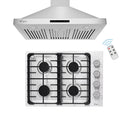 30" Gas Cooktop and 36" Wall Mount Range Hood J60021