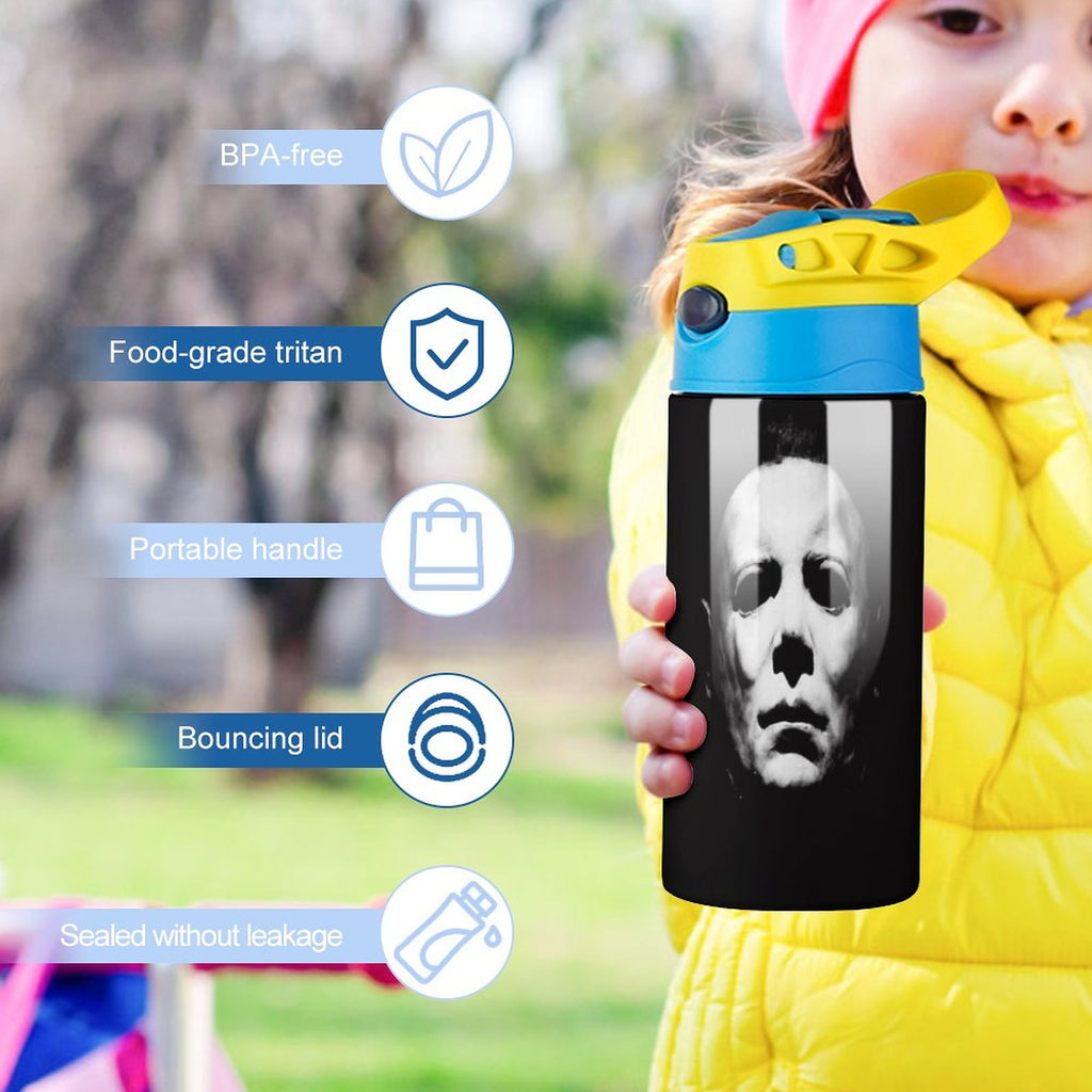 Insulated Stainless Steel Water Bottle With Straw R5654