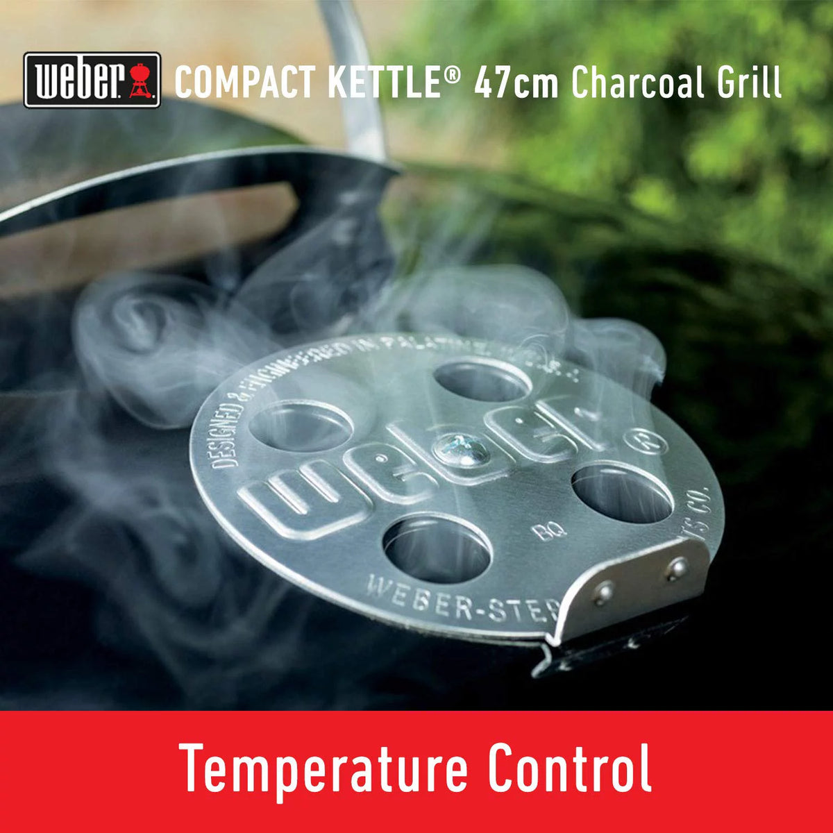 Compact Grill with Therm Black W224419