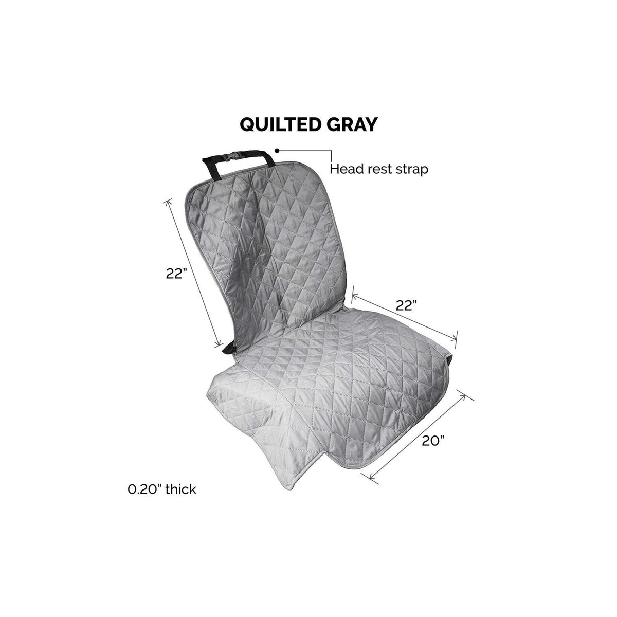 Pet Car Barrier & Seat Protector with Carry Bag F88578