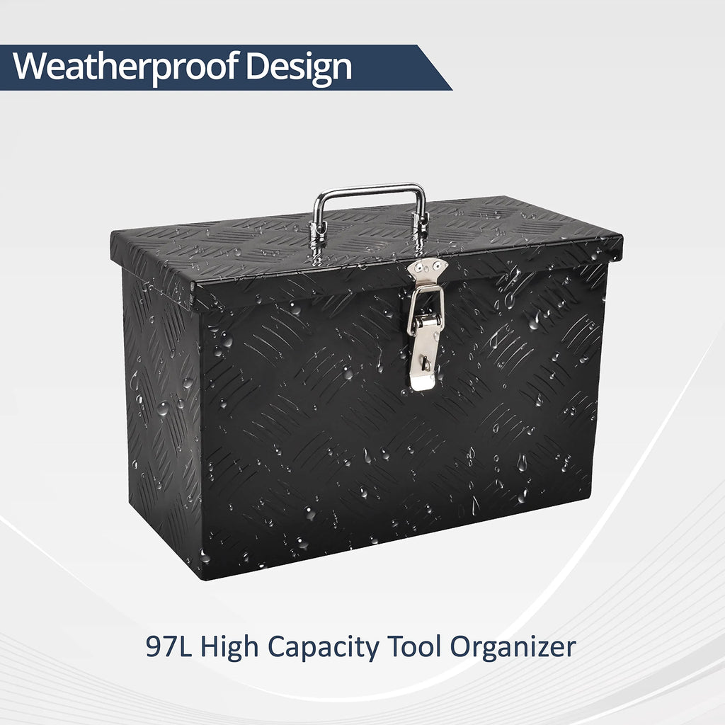 16 Inch Aluminum Pickup Tool Box Black E99525