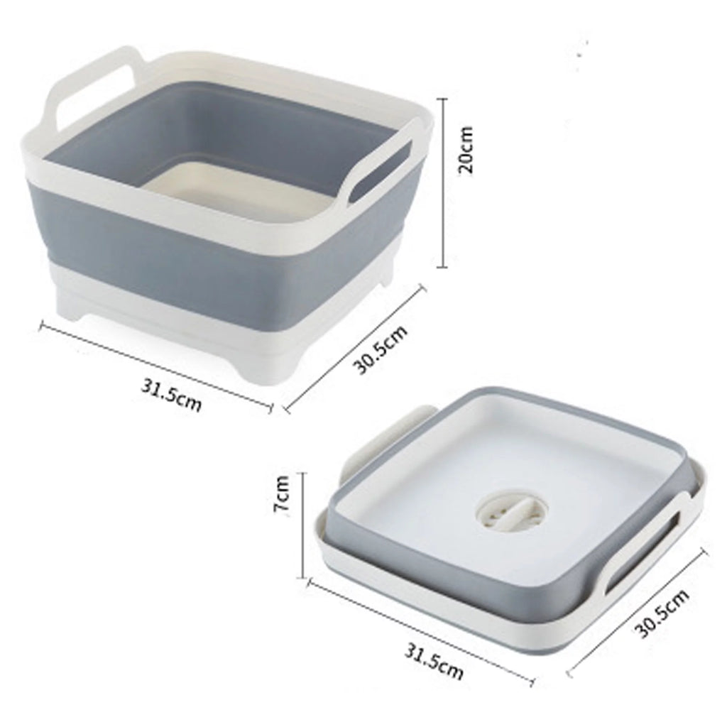 Silicone Collapsible Fruit Basket Sink Tub D85198