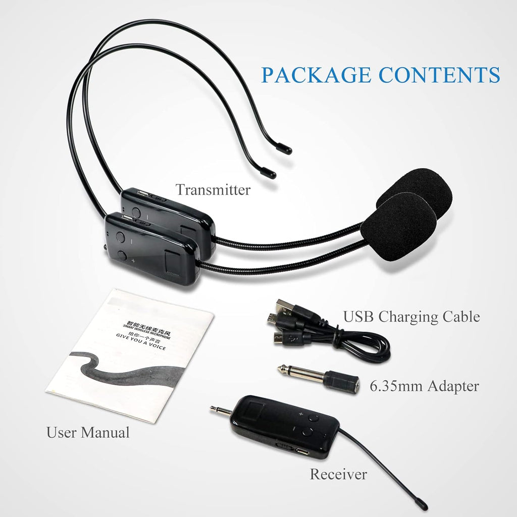 Wireless Headset Microphone Pack of 2 H576